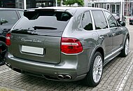 Rear view (Face-lifted 9PA Cayenne Turbo)