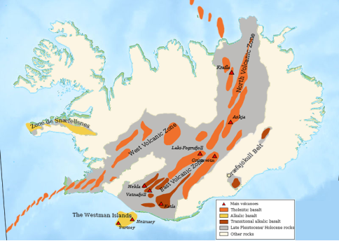 Vulkane in Island (Island)