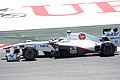 Sergio Perez pilotando a Sauber C30 no Grande Prêmio da Espanha de 2011.