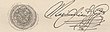 Signature de Maximilien Ier