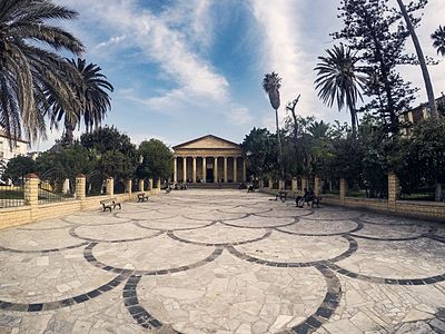 Mosquée Ennour de Cherchell ,Built on the ruins of a Roman temple, mosque of Hundred Columns incubates remains of immense architectural wealth Photograph: Jawed ZENNAKI