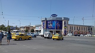 Beruni and Rudaki Streets in Samarkand