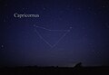 Photography of the constellation Capricornus