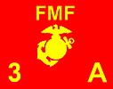 Flag of Alpha Company, 1st Battalion, 3rd Marine Regiment