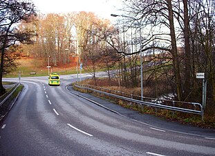 Norra Fiskartorpsvägen vid Ugglebacksbron