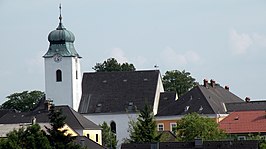 Kerk van Neustadtl an der Donau