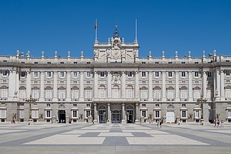 Royal Palace of Madrid in Madrid, by Jean Bautista Sachetti, 1735–1764[37]