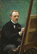 Portrait of Federico de Madrazo Painting, 1875