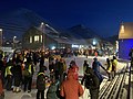 Fakkeltog og paroler i Longyearbyen, 1. mars 2022. Foto: Ssu