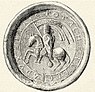 pečeť Otakara III. z roku 1160 s nejstarším vyobrazením štýrského pantera