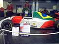 McLaren MP4/8 (1993) with Brazilian flag in the Donington Collection.