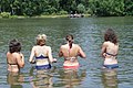 Various styles of bikini backs