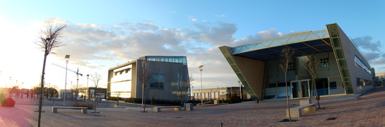 Edificios del Parque Científico y Tecnológico de Castilla-La Mancha situado cerca del campus