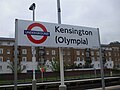 Underground platform signage