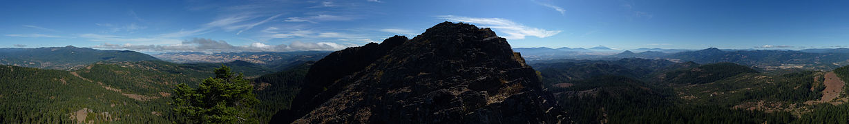 View from the west edge of Pilot Rock