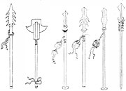 Various polearm weapons in the Wujing Zongyao