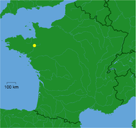 Français : Situation en France. English: Location in France.