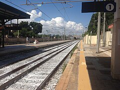 Stazione di Giovinazzo (guardando a nord) - 16 agost