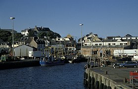 Mallaig harbour from the ferry to the Isle of Skye