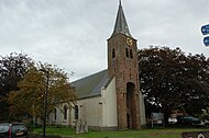 Ähnliche Turmform bei Sint Petrus en Paulus in Ovezande, Zuid-Beveland, Zeeland, NL