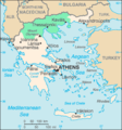 Χάρτης Μακεδονίας Map of Macedonia Carte de la Macédoine Karte Makedoniens