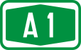 A1 Motorway shield}}