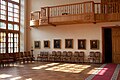 The stateroom (assembly hall) at the Alferaki Palace with portraits of governors and mayors of Taganrog of 19th century.