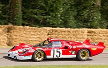 Ferrari 512 S entered by Scuderia Filipinetti and driven by Parkes and Müller