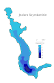 Plan batymetryczny jez. Szymbarskiego