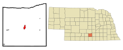 Location with Kearney County and Nebraska