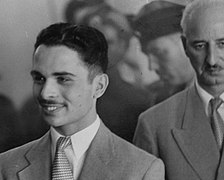 King Hussein with PM Suleiman Nabulsi, November 1956.jpg