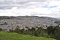 English: Viewpoint Panecillio Sur with a view on Quito, Ecuador.