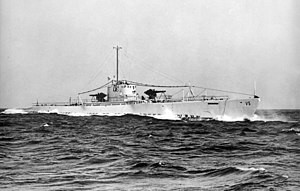 USS Narwhal (SS-167), underway in 1931.