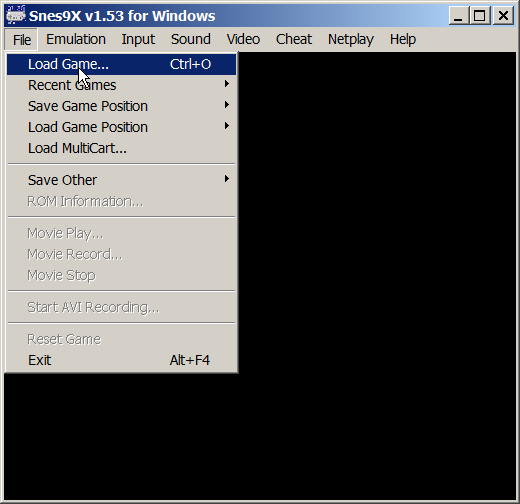 File:Snes9X v1.53 for Windows.png
