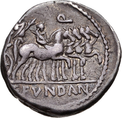 File:Gaius Fundanius, denarius reverse, 101 BC, RRC 326-1.jpg
