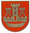 The coat of arms of Klaipėda (lower quality)