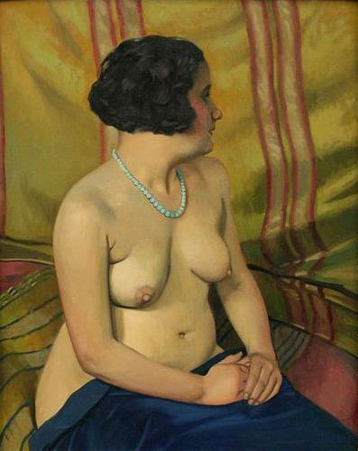 File:Félix Vallotton, 1925 - Femme au collier bleu.jpg