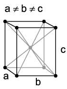 Ortorompski, prostorno-centrirana