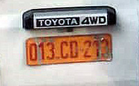 Diplomatic plate