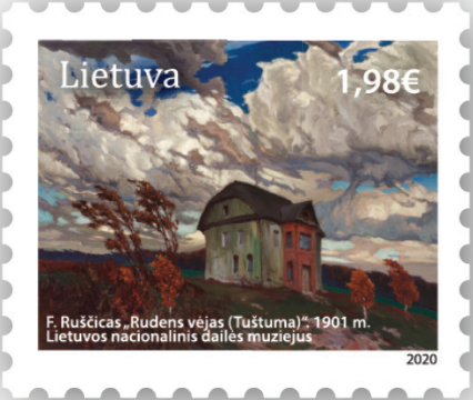 File:20202 Rudens vėjas by Ferdinandas Ruščicas stamp.png