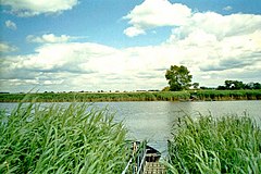 Blick auf die Strohauser Plate, Juli 2004