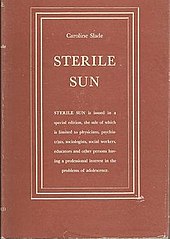 Book jacket cover of Sterile Sun (1938)