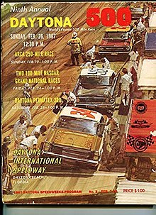 1967 Daytona 500 program cover