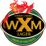 The Wrexham Lager emblem from 2011 to 2021