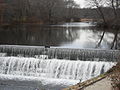 Mumford River's Capron Falls. Water powered early Uxbridge mills