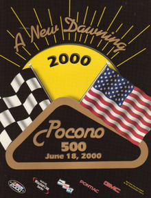 The 2000 Pocono 500 program cover.