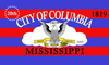 Flag of Columbia, Mississippi