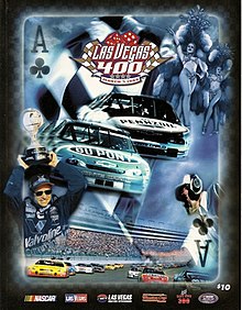 The 1999 Las Vegas 400 program cover.