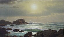 Castle Rocks at Nahant, Massachusetts (1865) in the collection at The Mariners' Museum