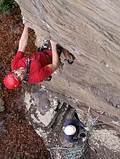 Climbers in the Linville Gorge